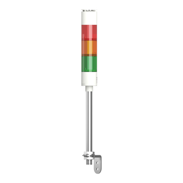Harmony XVGK - Colonne monolithique - fixe R/O/V - 24V - buzzer - equerre - Schneider Electric - XVGKB3S