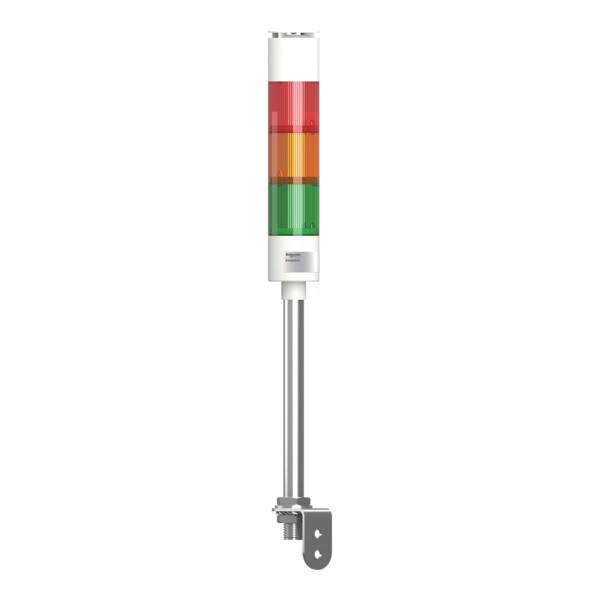 Harmony XVGK - Colonne monolithique - fixe R/O/V - 24V - buzzer - equerre - Schneider Electric - XVGKB3S