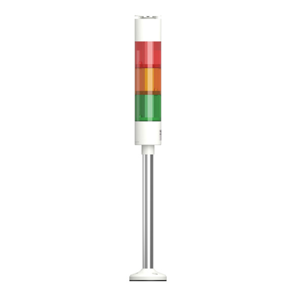Harmony XVGK - Colonne monolithique - fixe R/O/V - 24V - buzzer - socle - Schneider Electric - XVGKB3SH