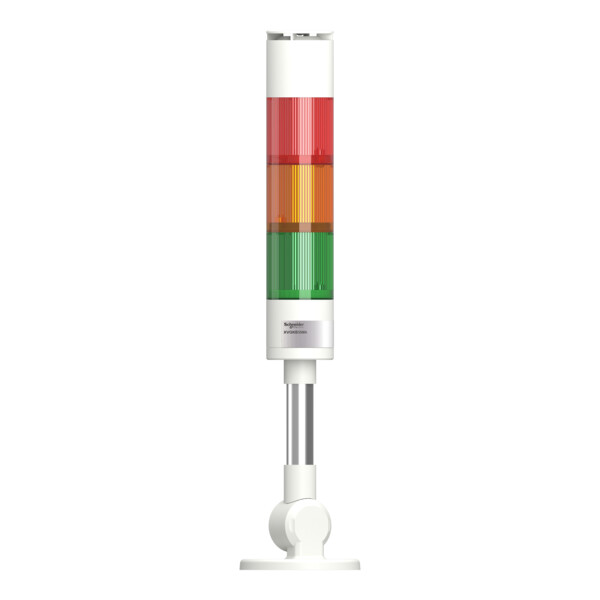 Harmony XVGK - Colonne monolithique - fixe R/O/V - 24V - buzzer - inclinable - Schneider Electric - XVGKB3SMA