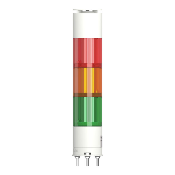 Harmony XVGK - Colonne monolithique - fixe R/O/V - 24V - buzzer - 3 broches - Schneider Electric - XVGKB3SW