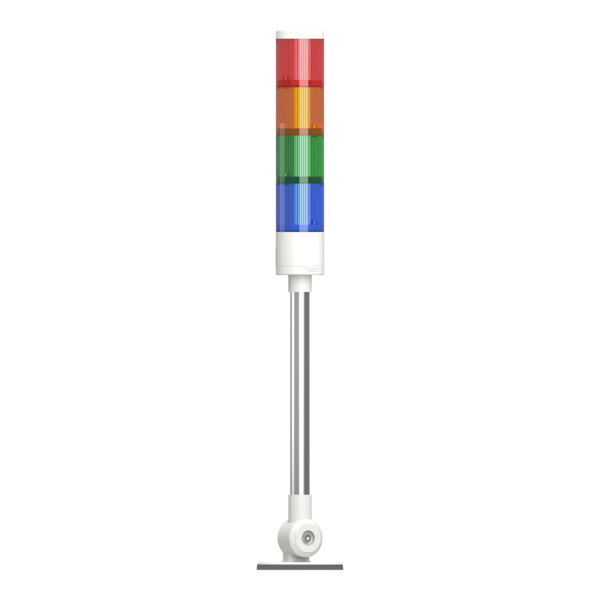Harmony XVGK - Colonne monolithique - fixe R/O/V/bleu - 24V - inclinable - Schneider Electric - XVGKB4M