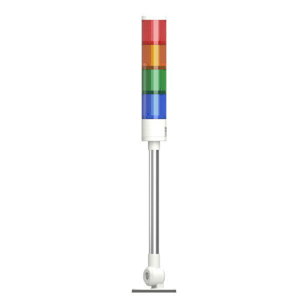 Harmony XVGK - Colonne monolithique - fixe R/O/V/bleu - 24V - inclinable - Schneider Electric - XVGKB4M