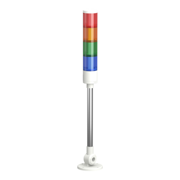 Harmony XVGK - Colonne monolithique - fixe R/O/V/bleu - 24V - inclinable - Schneider Electric - XVGKB4M