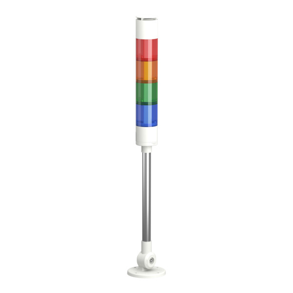 Harmony XVGK - Colonne monolithique - fixe R/O/V/B - 24V - buzzer - inclinable - Schneider Electric - XVGKB4SM