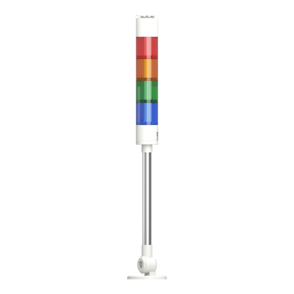 Harmony XVGK - Colonne monolithique - fixe R/O/V/B - 24V - buzzer - inclinable - Schneider Electric - XVGKB4SM