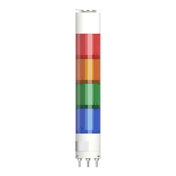 Harmony XVGK - Colonne monolithique - fixe R/O/V/B - 24V - buzzer - 3 broches - Schneider Electric - XVGKB4SW