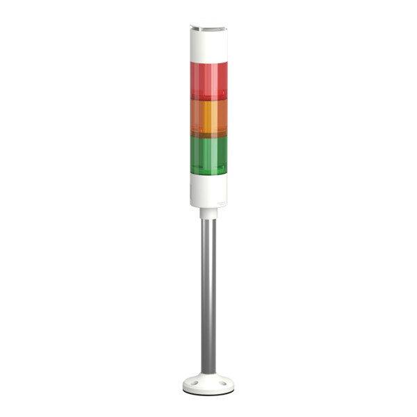Harmony XVGK - Colonne monolithique - fixe R/O/V - 110VAC - buzzer - socle - Schneider Electric - XVGKG3SH
