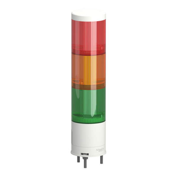 Harmony XVGK - Colonne monolithique - fixe R/O/V - 110VAC - embase 3 broches - Schneider Electric - XVGKG3W
