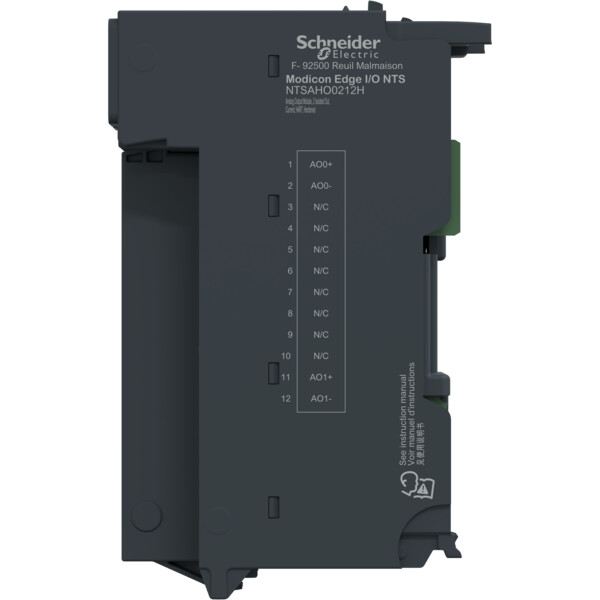 EdgeIO NTS Module seul Sortie HART 2 voies isolées- Courant- 2Fils - Durcie - Schneider Electric - NTSAHO0212H