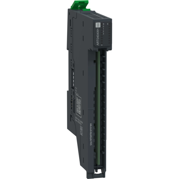 EdgeIO NTS Module+Base Entrée Temp 4 voies Diff, RTD,ThC,mV, 2/3/4Fils - Durcie - Schneider Electric - NTSART0404XHK