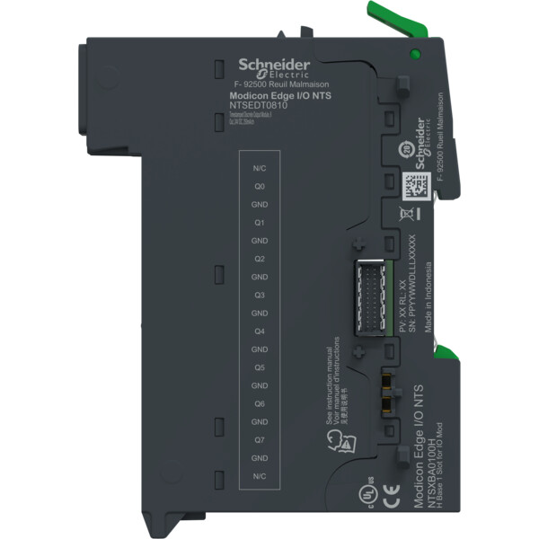 Edge I/O NTS Module+Base Sorties TOR 8 voies Horodatées - Schneider Electric - NTSEDT0810K