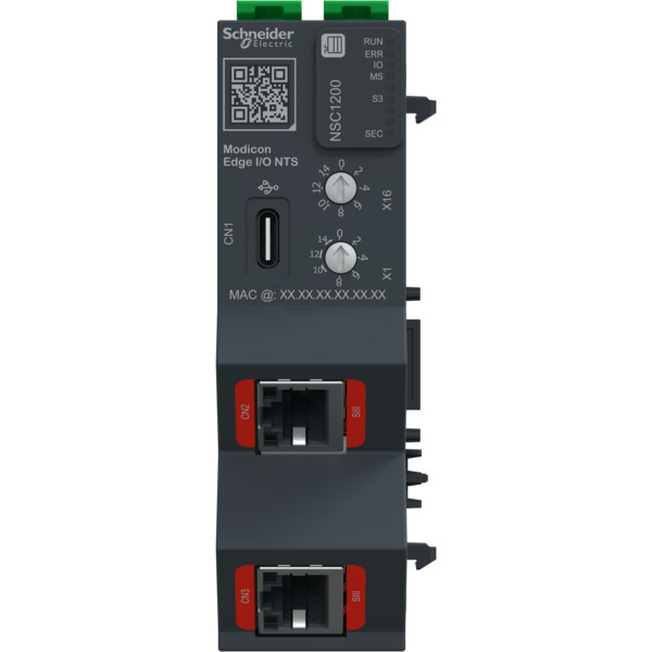 Edge I/O NTS Tête de Station+Base+Term, Serco3 100Mbps,2RJ45 - Schneider Electric - NTSNSC1200K