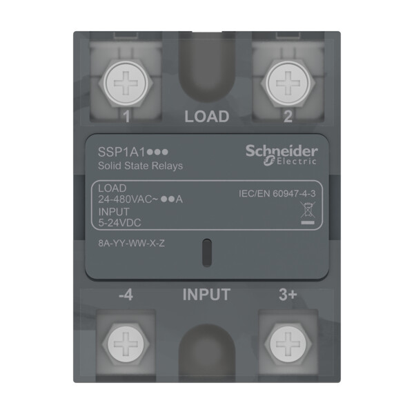 Harmony Easy - relais statique - 5-24Vcc / 24-240 Vac 5A ou 10A si SSP1HP08 - Schneider Electric - SSP1A110BDE