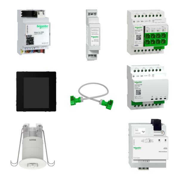 Enseignement - pack résidentiel - eclairage knx - Schneider Electric - MD3RESIECLAIRKNX