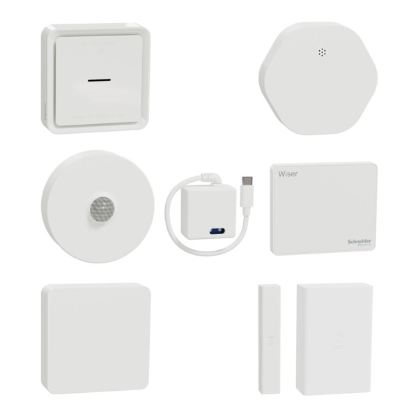 Enseignement - pack résidentiel - capteurs sérénité connectés - Schneider Electric - MD3RESISEREN