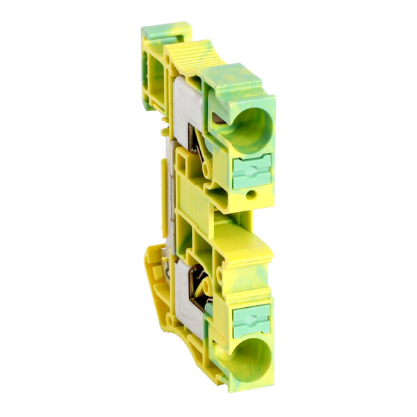 Linergy - borne push in - conducteur de protection - 2pts - 10mm² - vert/jaune - Schneider Electric - NSYTRP102PE
