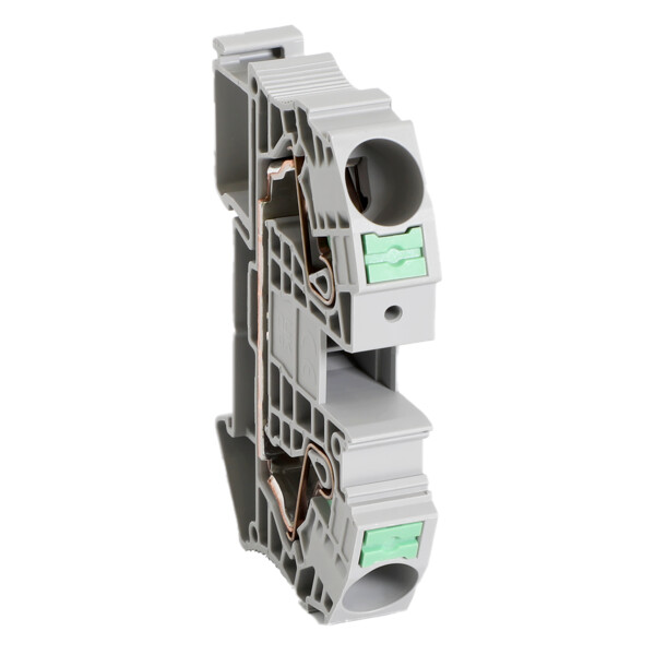Linergy - borne push in - passant - 2 points - 16mm² - gris - Schneider Electric - NSYTRP162