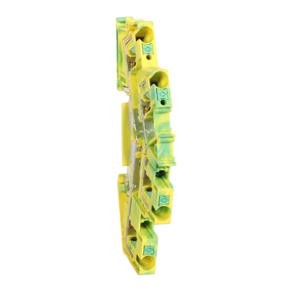 Linergy - borne push in - 2 niv - conducteur protection 4 pts - 4mm² vert/jaune - Schneider Electric - NSYTRP44DPE