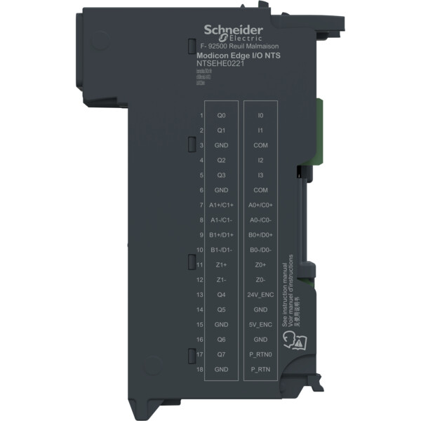 Edgeio nts module seul entrées codeurs -2xrs422 inc.1mhz-sii 500khz-bissc-+2e/8s - Schneider Electric - NTSEHE0221
