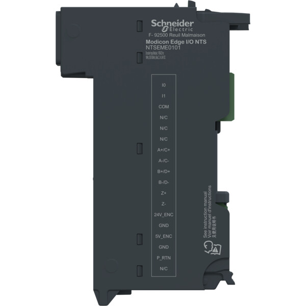 Edgeio nts module seul entrée codeur x1 - rs422 inc.1mhz-sii 500khz-bissc-+2e - Schneider Electric - NTSEME0101