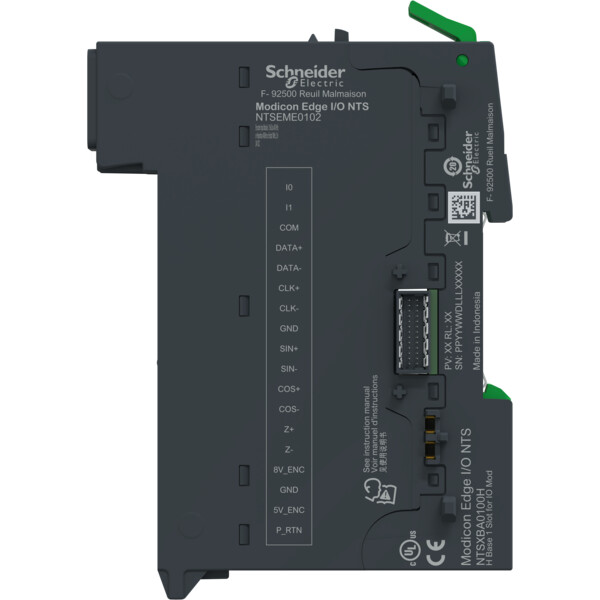 Edgeio nts module+base sortiecodeurx1-sincos400khz-hiperface400khz-endat1mhz,+2e - Schneider Electric - NTSEME0102K