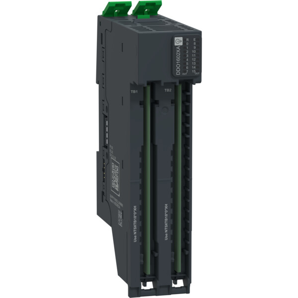 Edgeio nts module+base sortie tor 16 voies - 24vcc 500ma - source - 1/2fils - Schneider Electric - NTSDDO1602XAK
