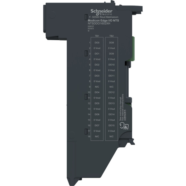 Edgeio nts module seul sortie tor 16 voies-24vcc-500ma- source- 1/2fils - durcie - Schneider Electric - NTSDDO1602XH