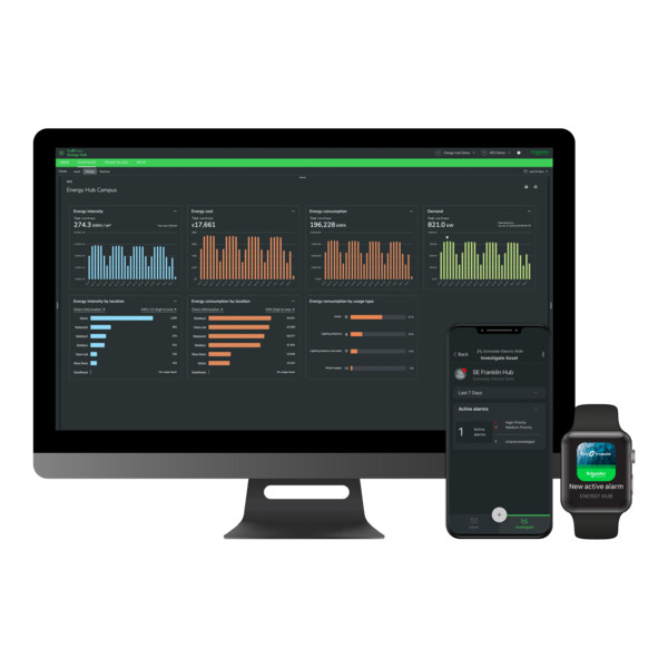 Energy hub essential - analyse elec,gaz,eau,temp,hygro - 1 credit - 3 ans - Schneider Electric - PSWEOESSPLT36A