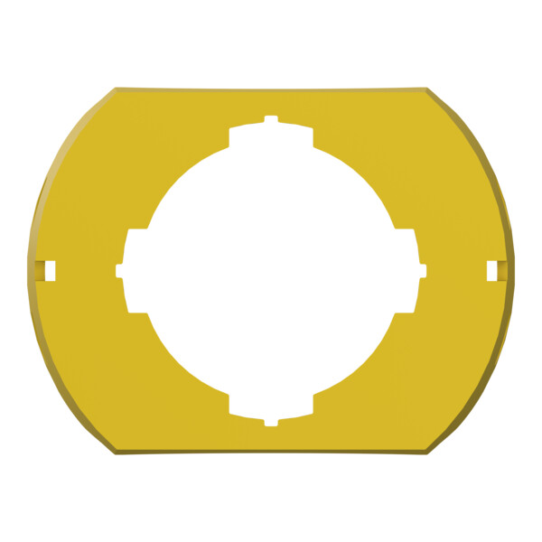 Harmony 9001k - garde plastique jaune pour arret d'urgence - Schneider Electric - 9001K18P