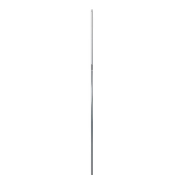 Harmony 9001k - etiquette circulaire aluminium - fond rouge et lettre argent - Schneider Electric - 9001KN2018R