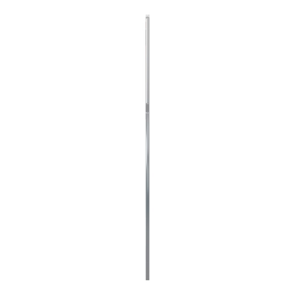 Harmony 9001k - etiquette circulaire aluminium - fond rouge et lettre argent - Schneider Electric - 9001KN2018R