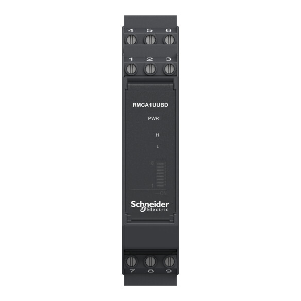 Harmony transducteur i 0-15a ac/dc vers 0-10vdc ou 0/4-20ma - Schneider Electric - RMCA1UUBD