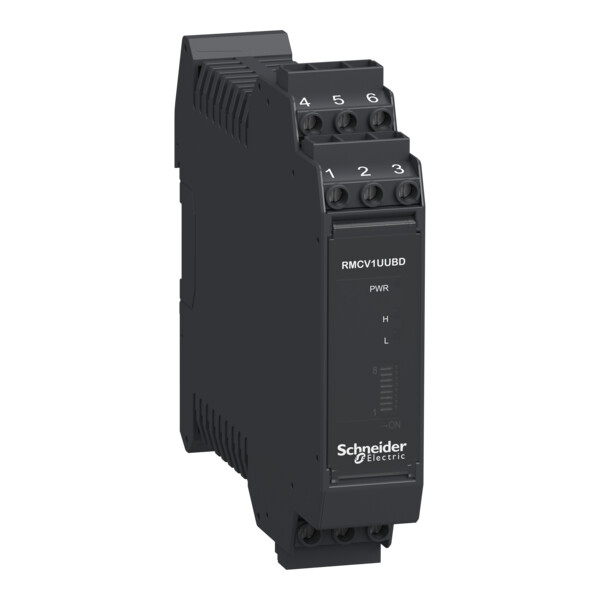 Harmony transducteur u 0-500v ac/dc vers 0-10vdc ou 0/4-20ma - Schneider Electric - RMCV1UUBD