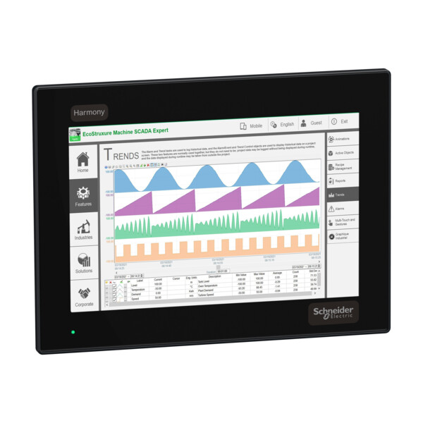 Harmony p6  - ecran modulaire, 10pw wxga, dalle capacitive - Schneider Electric - HMIDM6500WC