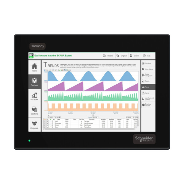 Harmony p6  - ecran modulaire, 10pw wxga, dalle capacitive - Schneider Electric - HMIDM6500WC