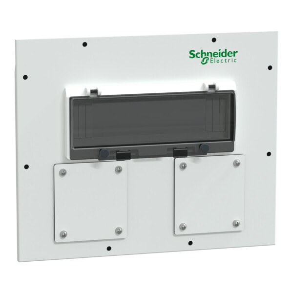 I-line track - tôle face avant coffret t2 - 12m + prises 2x63a - ip42 - ral9003 - Schneider Electric - ITSM000FP422E
