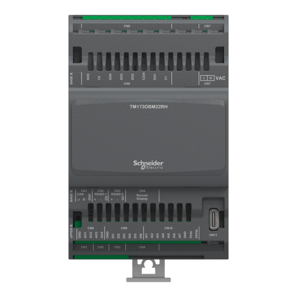 Contrôleurs logiques tm173 optimized,230v, sans afficheur, 2 modbus rs-485 ports - Schneider Electric - TM173OBM22RH