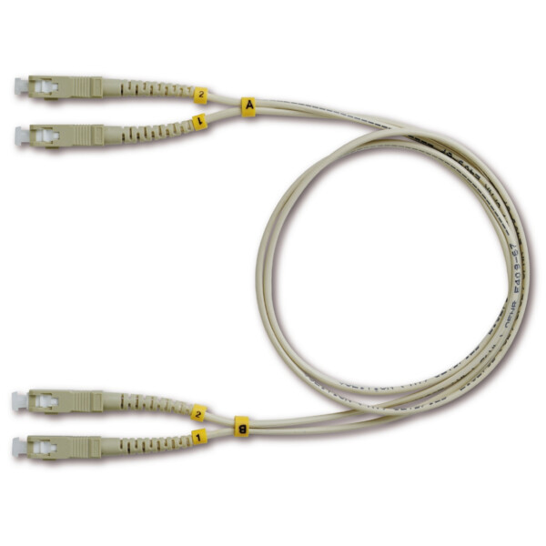 Actassi fl-c - jarretière - os1/os2 - 9/125?m - conn. scd-scd - ss halogène - 1m - Schneider Electric - ACTFP2C1S19S10