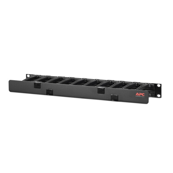 Apc - gestionnaire de câbles horizontal - 1ux4p profondeur - un côté avec cache - Schneider Electric - AR8602A