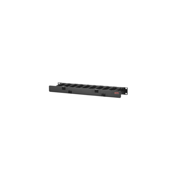 Apc - gestionnaire de câbles horizontal - 1ux4p profondeur - un côté avec cache - Schneider Electric - AR8602A