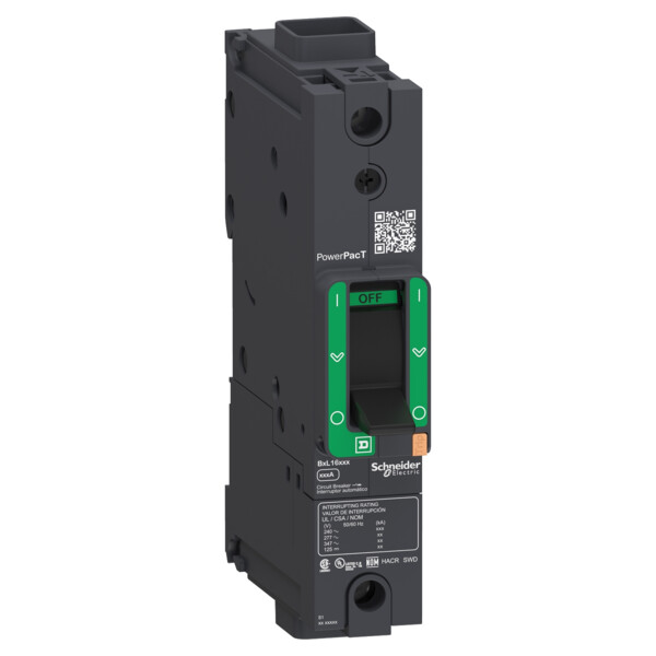 Powerpact b - disjoncteur bg - 35ka 347v - tm45d - 1p - cosse - Schneider Electric - BGF16045