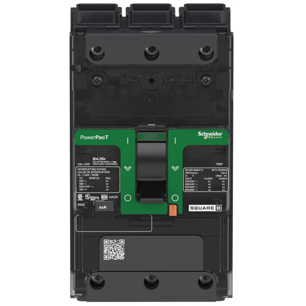 Powerpact b - disjoncteur bg - 35ka 600y/347v - tm50d - 3p - cosse - Schneider Electric - BGF36050