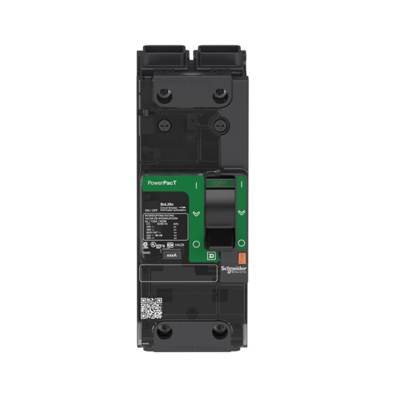 Powerpact b - disjoncteur bj - 65ka 600y/347v - tm60d - 2p - cosse - Schneider Electric - BJF26060