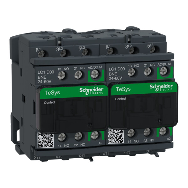Tesys d - contacteur inverseur - 3p(3 no) - ac3 - - Schneider Electric - LC2D09BNE