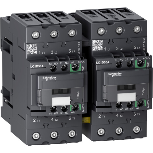 Tesys d - contacteur inverseur - 3p(3no) - ac3 - - Schneider Electric - LC2D50ABNE