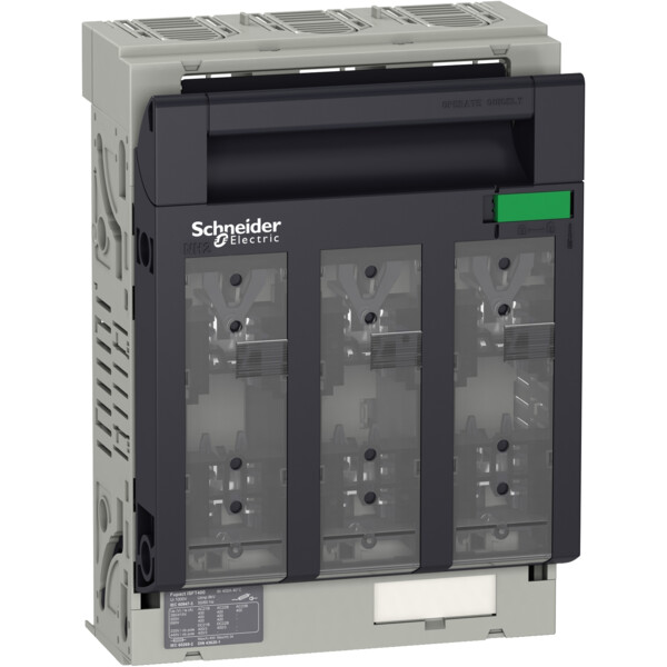 Fupact isft400 - inter sect fusib - 3p - fixe - raccordement plage - m10 - Schneider Electric - LV480806