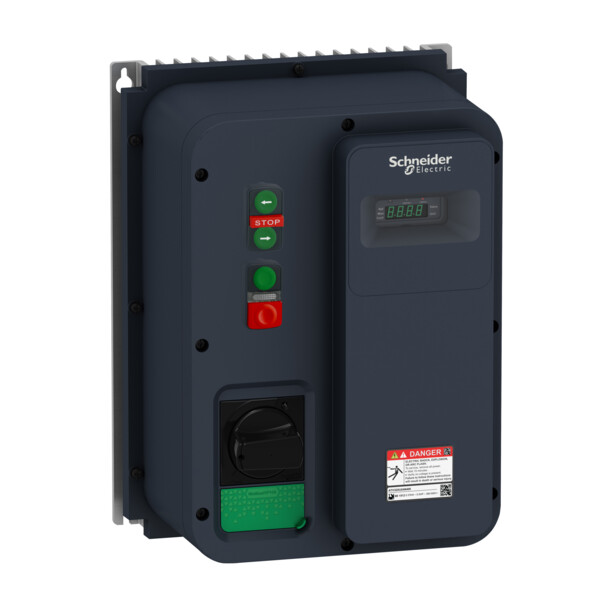 Altivar machine atv320 - variateur coffret - 0,75kw - 230v mono - ip65 - vario - Schneider Electric - ATV320U07M2WS
