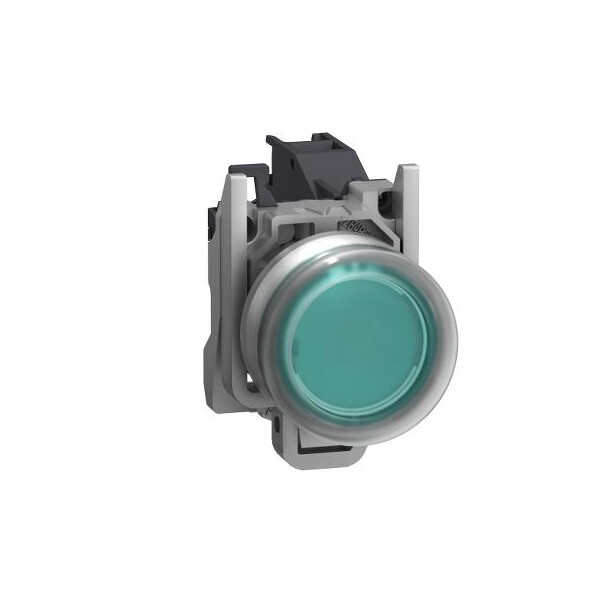 Harmony xb4 - bouton poussoir atex - Ø22 - capuchonné affleurant - 1f - vert - Schneider Electric - XB4BP381GEX