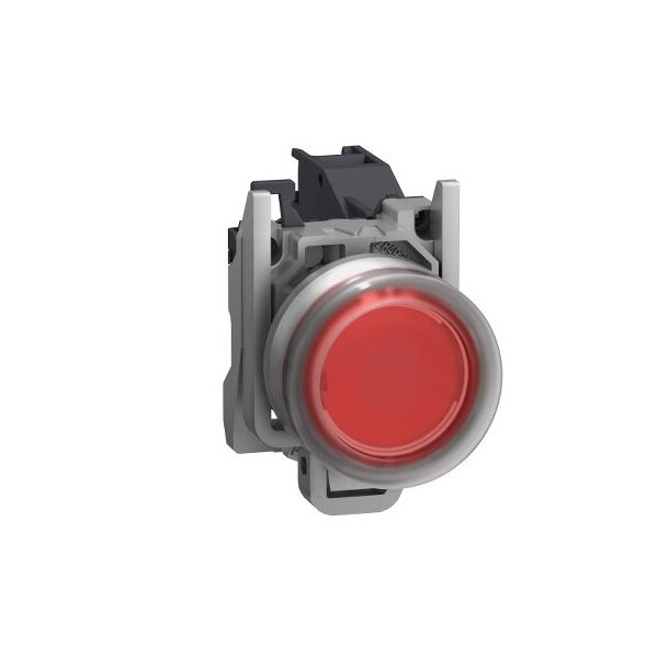 Harmony xb4 - bouton poussoir atex - Ø22 - capuchonné affleurant - 1o - rouge - Schneider Electric - XB4BP482GEX